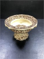 Masons Ironstone Brown Pedestal Compote