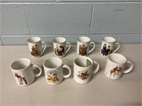 8 Norman Rockwell Mugs