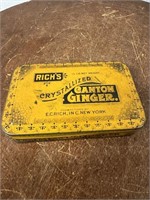 Early 1900's Rich's Crystalized Canton Ginger Tin