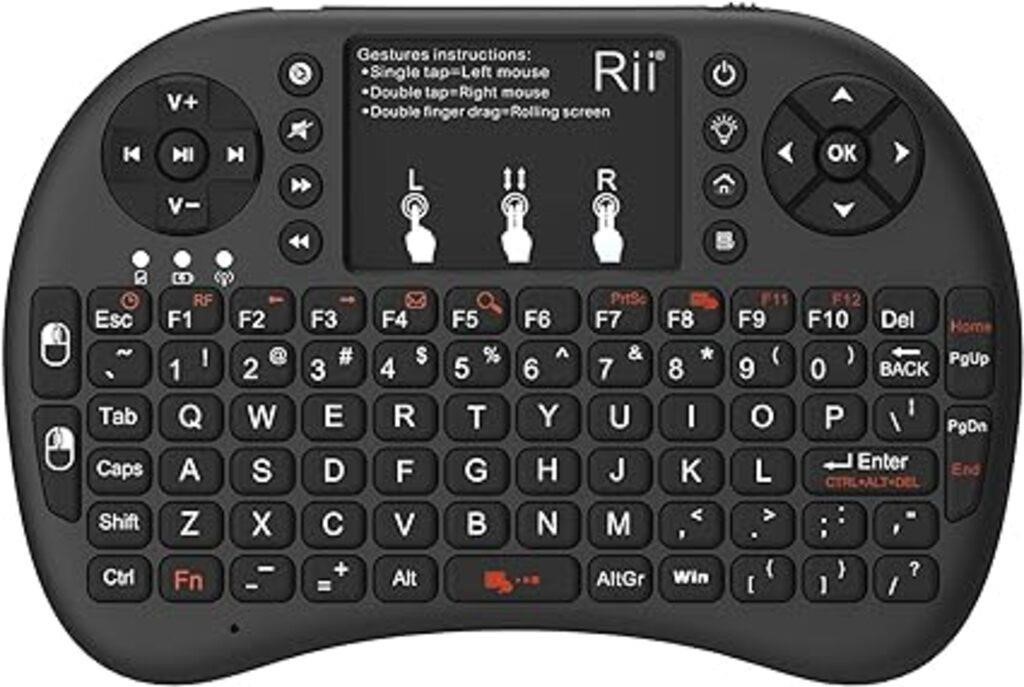 Rii i8+ Mini Wireless Touch Keyboard,Handheld