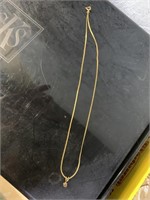 14K GOLD FILLED  NECKLACE WITH PENDANT
