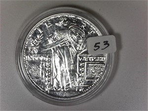 Standing Liberty One Ounce Silver Round
