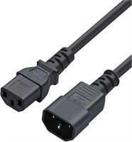 CableCreation [10-Pack] 1ft  18AWG C14 to C13 PDU