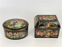 Russian Fairy Tales Porcelain Trinket Boxes