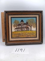 H. Hargrove Country Home Painting-14.75x12.75