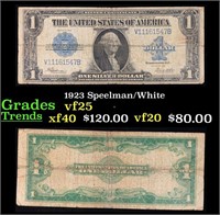 1923 Speelman/White $1 large size Blue Seal Silver