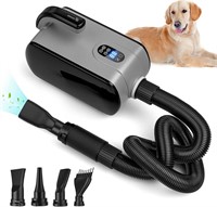 Dog Hair Dryer, 3800W, LED Display, 4 Nozzles