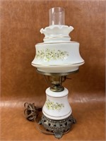 Vintage Milk Glass Lamp