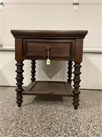 One drawer with shelf end table 24  1/2” x