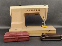 Singer Sewing Machine & Button Holder