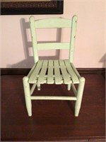 Wooden Slat Childs Chair
