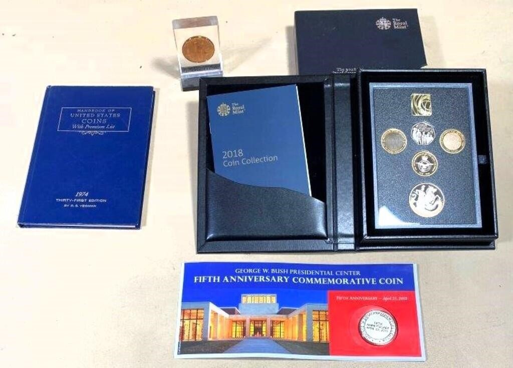2018 UK proof comm. COIN set & more