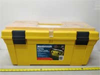 mastercraft tool box and content- elecrical tape,