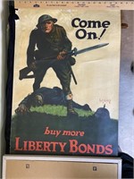 Vintage Liberty Bonds Poster-Fragile