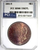 1881-S Morgan MS66 DMPL LISTS $2700
