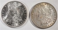 1885 AU & 1886 BU MORGAN DOLLARS
