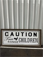 Framed Metal Sign