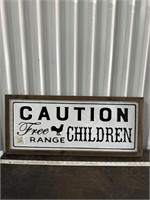 Framed Metal Sign