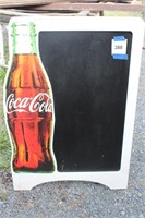 DOUBLE SIDED COCA COLA CHALK BOARD