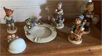 Lot of 6 Hummel Figures (as is)