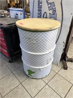 DRUM WITH WOOD TOP