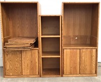 Bookshelves-3 Piece-93 in W overall