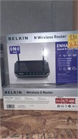 Belkin wireless router.