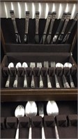 Coronation Silver Plate Flatware 51 Pcs.