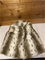 Faux fur vest