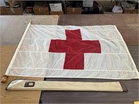 Red Cross Flag, Ted Williams Fishing Rod Case