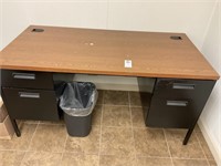 Desk Measures 30X60X29
And Filing Cabinet