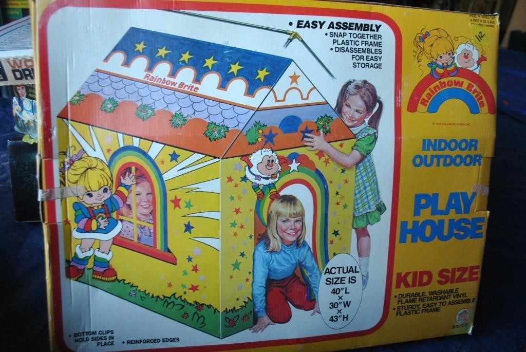 1984 Rainbow Brite playhouse new in box