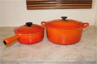 Older Le Creuset Pots x2