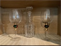 Wine Stems & Claret Wine Decanter