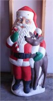 2000 TPI Santa Claus & reindeer Christmas blow