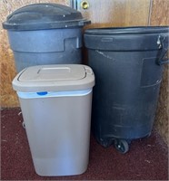 Household trash cans