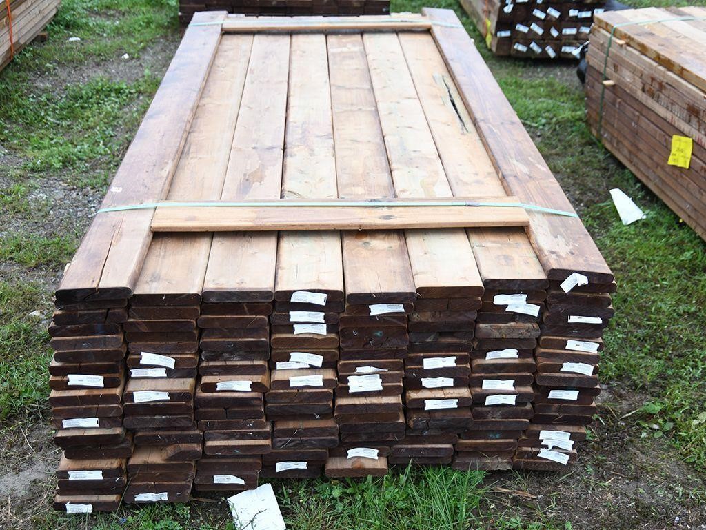 (136) pcs Pressure Treated Select Decking 8'