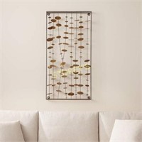 * NEW Crate and Barrel: Chimes metal wall art
