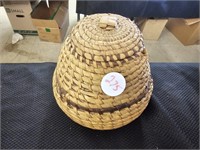 Vintage Handmade Woven Basket