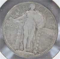 1920-S Standing Liberty Silver Quarter.