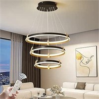 Siittoo Modern LED Chandelier, 90W Dimmable