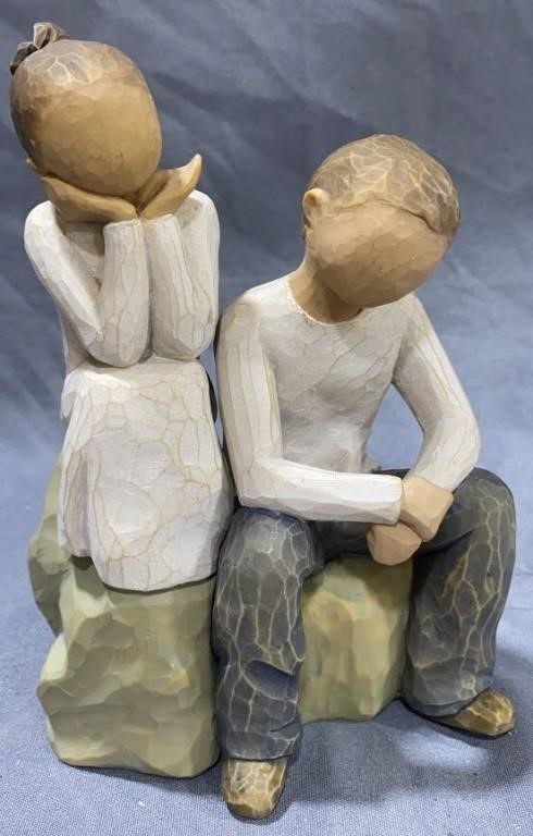 Willow Tree “Brother & Sister” 5.5in tall