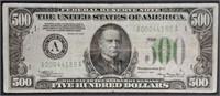 1934  $500  Federal Reserve Note  Boston   VF