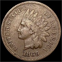 1869 Indian Head Cent LIGHTLY CIRCULATED