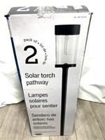 Solar Torch Pathway Lights (light Use)