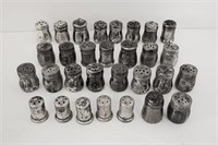 30 Sterling Silver Individual S&P Shakers
