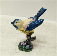 enamel & jewelled bird box