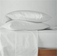 500 Thread Count Sateen Solid Sheet Set (Full)