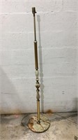 Brass and Marble Floor Lamp M11A