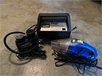 BATTERY CHARGER AND TIRE INFLATOR